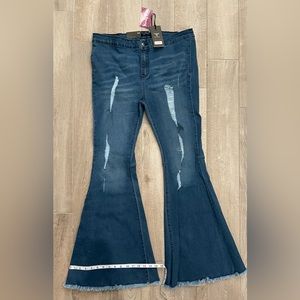 NWT Lucky and Blessed size 14 flare jeans